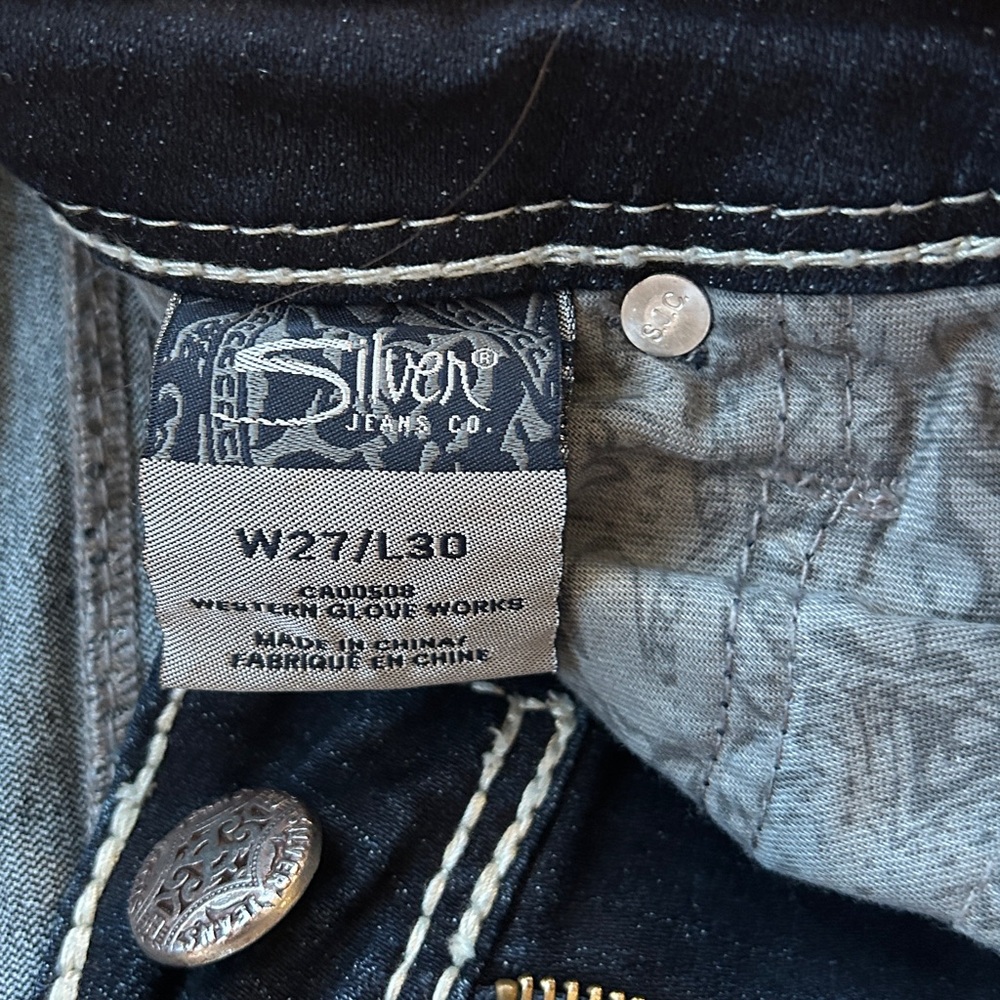 Silver Suki Flap Bootcut Jeans - Picture 4 of 6